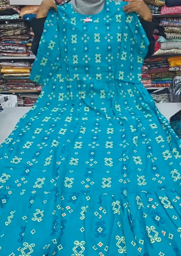 Premium Rayon Full Length Maxi Gown | MG113